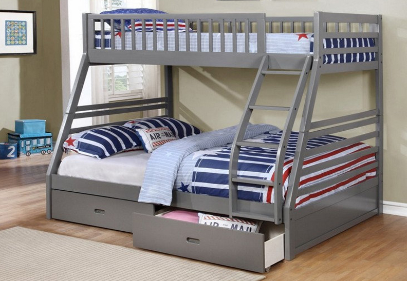 B117 Bunk Bed Grey Mattress Mart, Twin Xl Bunk Beds Canada